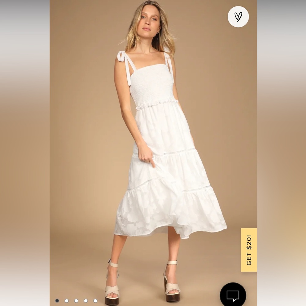 Lulus Floral Midi Dress